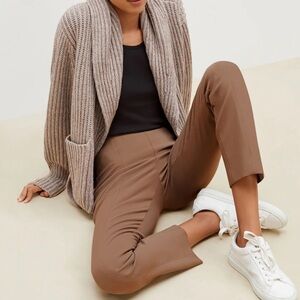 MM Lafleur The Foster Cigarette Pant - PowerStretch in Saddle Brown 8